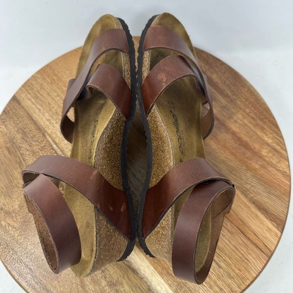 Birkenstock Papillio "Lola" Leather Ankle Strap -Women- Size 38- Brown Leather. - Picture 5 of 10